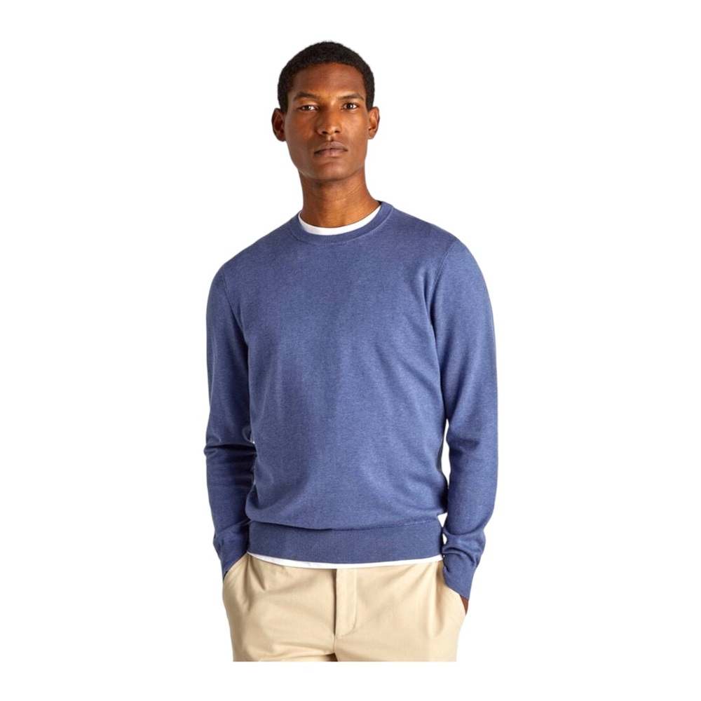 Falconnable BURGANDY. 100% Lambswool crew neck sweater sz large